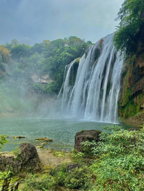 安顺-黄果树瀑布-陡坡塘瀑布_瀑布_五一去哪玩_景点_黄果树风景名胜区