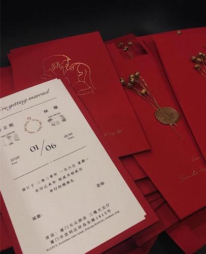 6,质感婚礼请柬