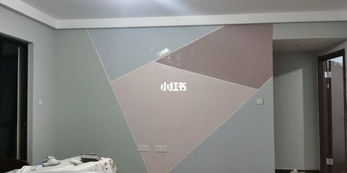 自己刷的乳胶漆背景墙_背景墙_乳胶漆_珊瑚_家居家装
