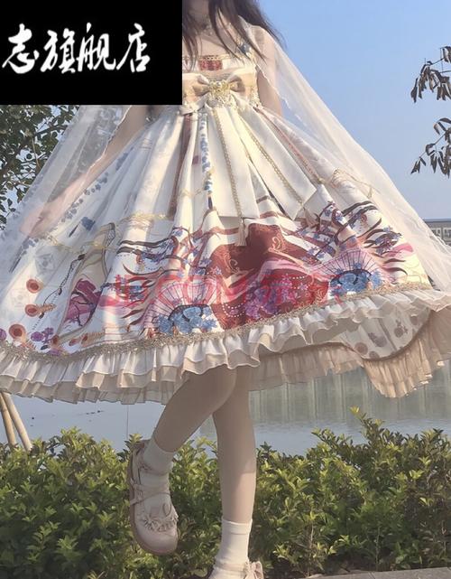 释志 少女洛丽塔初高中生裙子原创设计瑶池lolita洛丽塔洋装中华风jsk