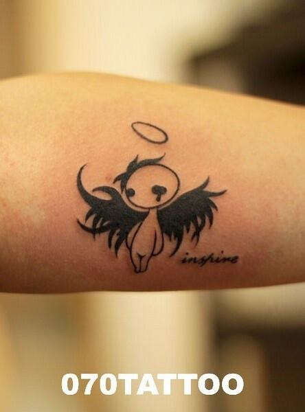 魔鬼中的天使纹身图片头像图片