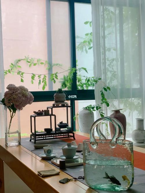 家庭茶室|在茶席上养了两条小可爱.