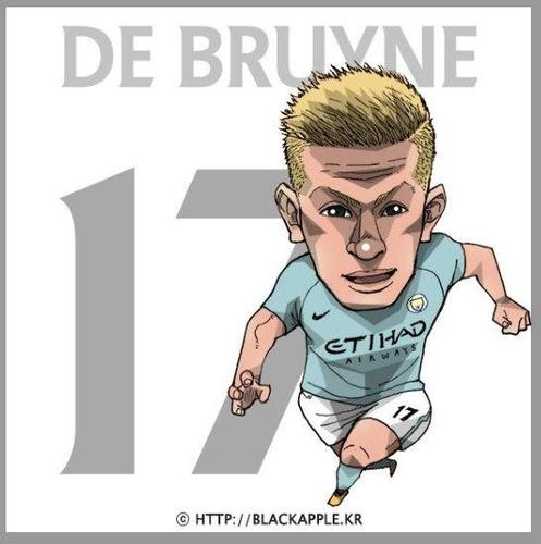 超萌曼城球星卡通画