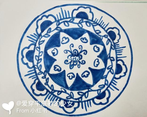 青花瓷手稿_青花瓷_青花瓷盘子_文化_绘画