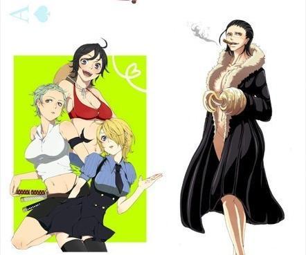 原创海贼男大反串双马尾巴基果然性转后是萌妹纸尼桑和老沙是最美