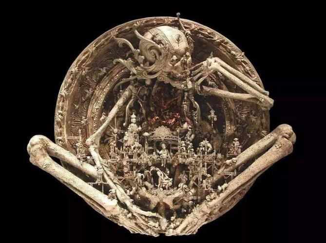 巴洛克死亡美学 | 美国雕塑大师的kris kuksi_艺术