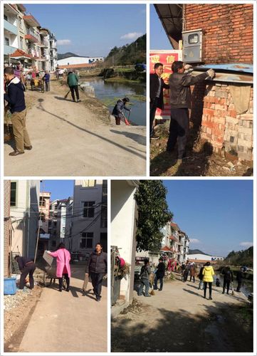 马宅镇结合党日活动开展小城镇环境综合整治专项行动