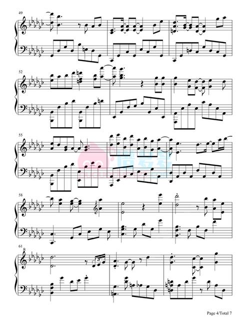 王一博熹微钢琴谱电视剧有翡插曲