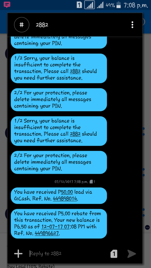 gcash free 50.
