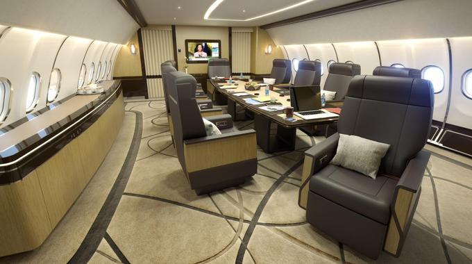 空客推出峰会全新宽体公务机客舱设计