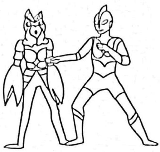 奥特曼头像简笔画步骤图片大全图片大全