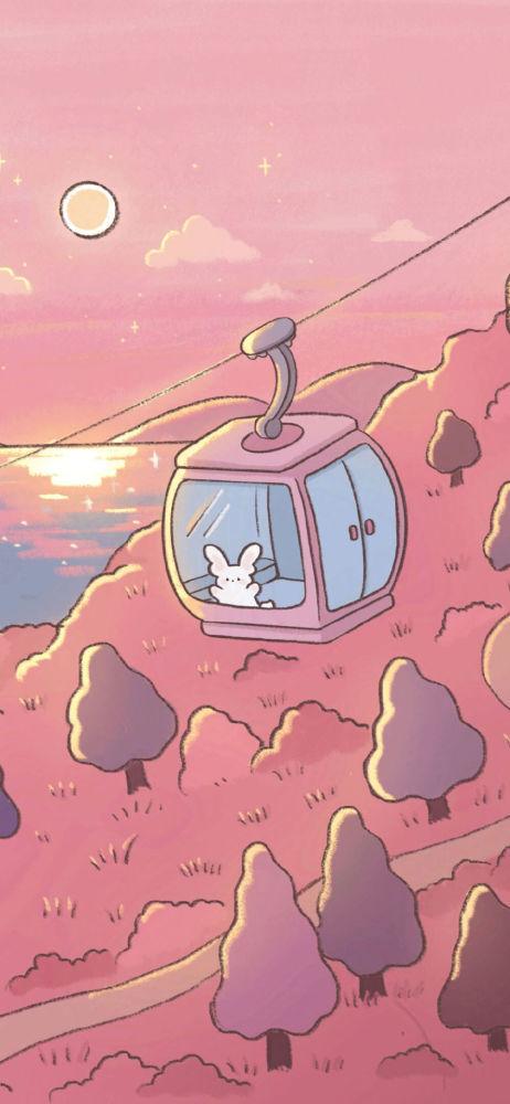 充满少女心的粉色系壁纸啊