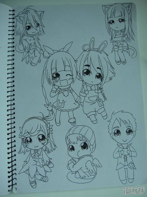 史莱克七怪简笔画