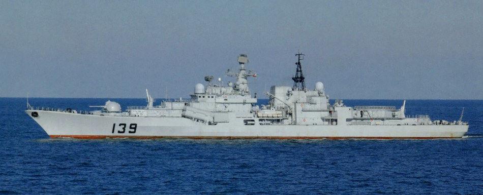 东海舰队"现代"级四大金刚倾巢出动训练