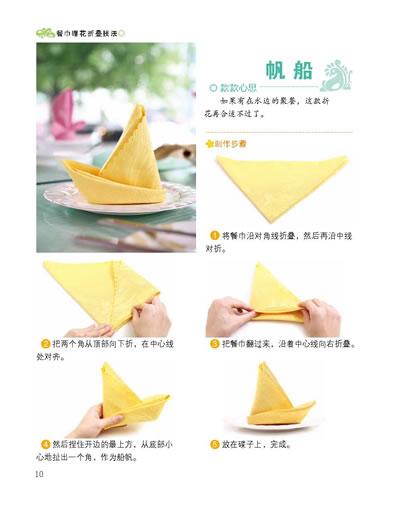 求.餐巾折花的图形步骤