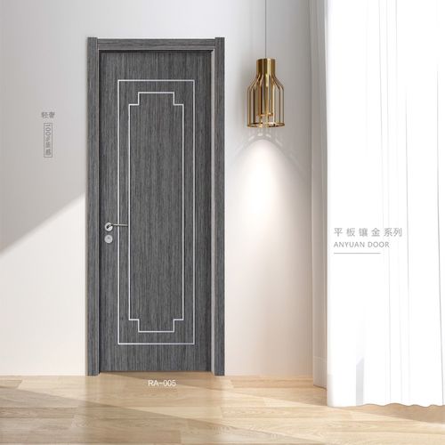 多层实木复合烤漆木门白色开放漆轻奢简约平板谷仓门