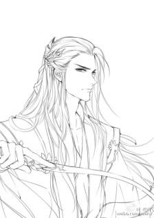 动漫人物简笔画江澄