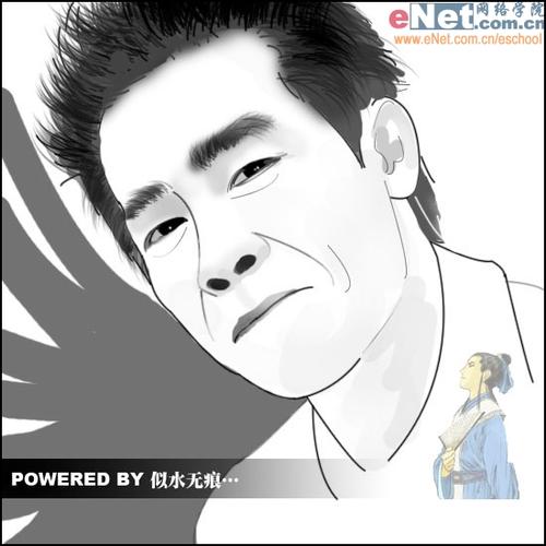 photoshop快速鼠绘艺人陈小春