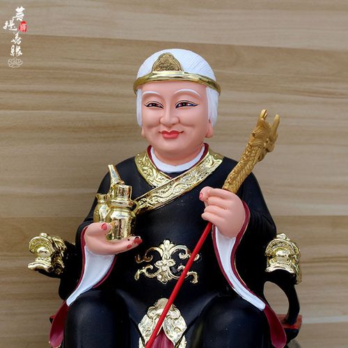 新款彩绘黑老太太神像黑老太黑妈妈保家仙像胡三太爷太奶树脂佛像