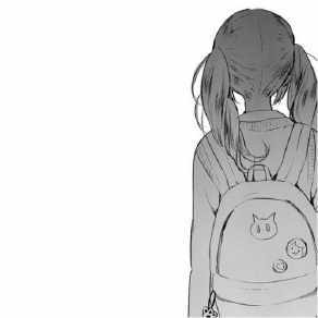 孤独的背影动漫头像女生