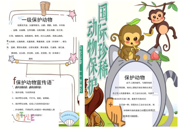 保护动物手抄报12.docx 2页