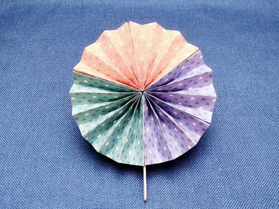 古代折纸扇子图片大全