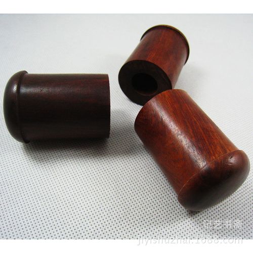 批发裱画装裱材料精制蘑菇头画轴红檀木轴头挂轴木杆专用红木轴头