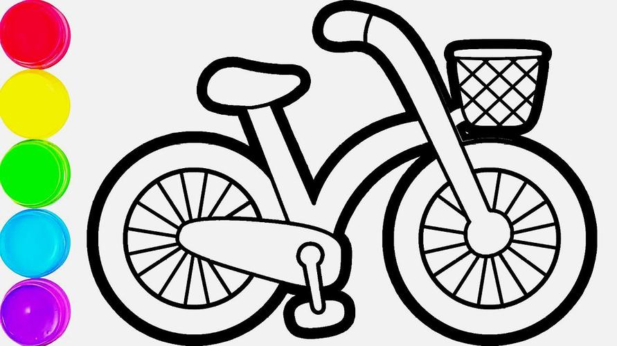 自行车简笔画怎么画