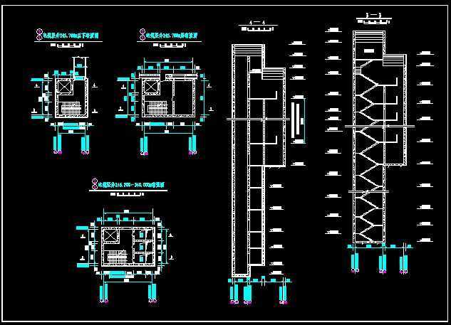 地下厂房各种竖井施工图