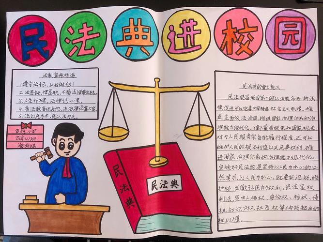 学习民法典 护航成长路——海澄中心罗坑小学开展"民法典进校园"系列
