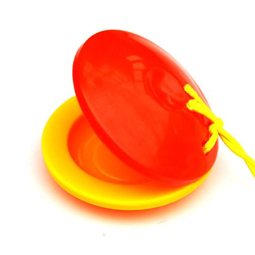 原木响板早教乐器圆舞板三句半木制响板儿童音乐教具单只图案随机