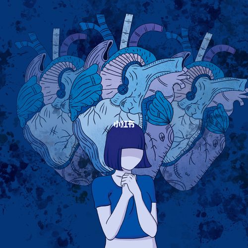 【抑郁症主题插画】24 心悸_抑郁症_插画_插画师_我是