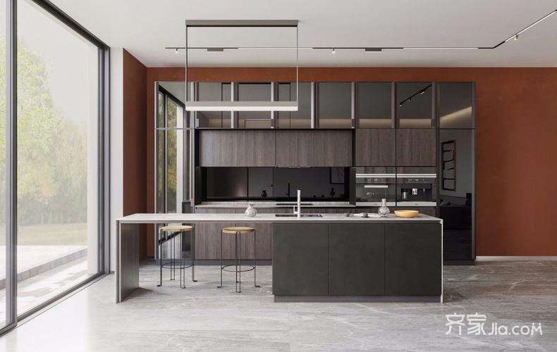 中西结合的厨房,高端大气