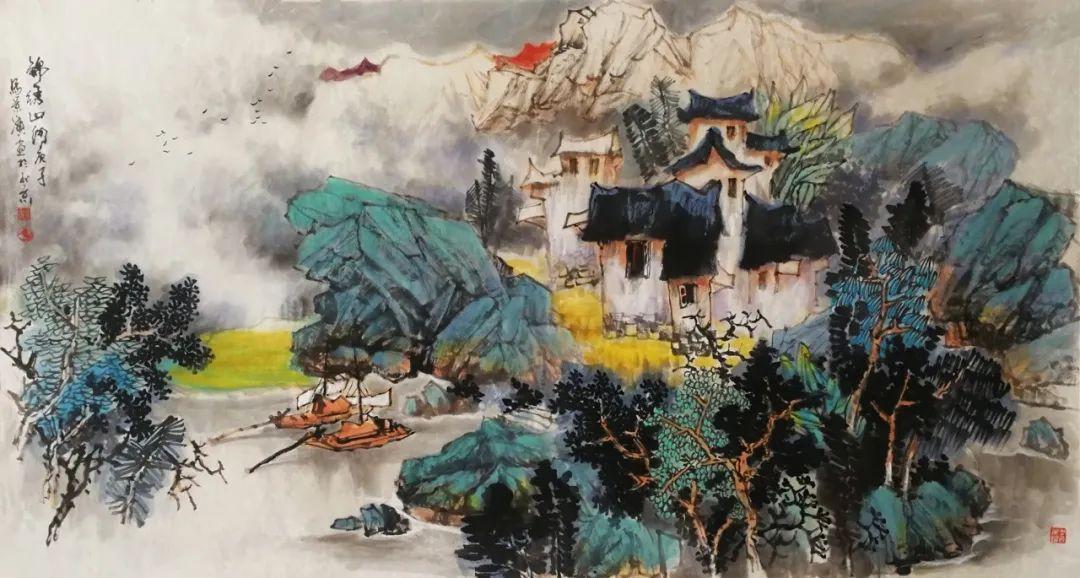 新时代杰出艺术家——马景岭山水画作品展(原创首发)