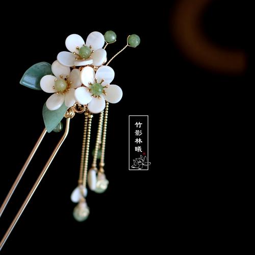 流苏发钗 盘发饰品发饰古代发簪古风步摇簪子 古典头饰淑女头簪