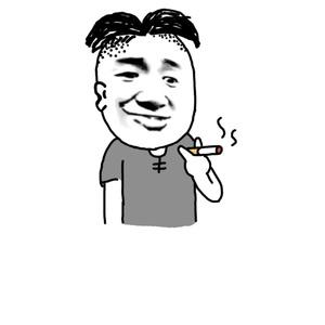 张学友中分头抽烟 - 表情包在线制作