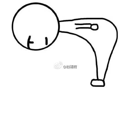 古代人鞠躬简笔画
