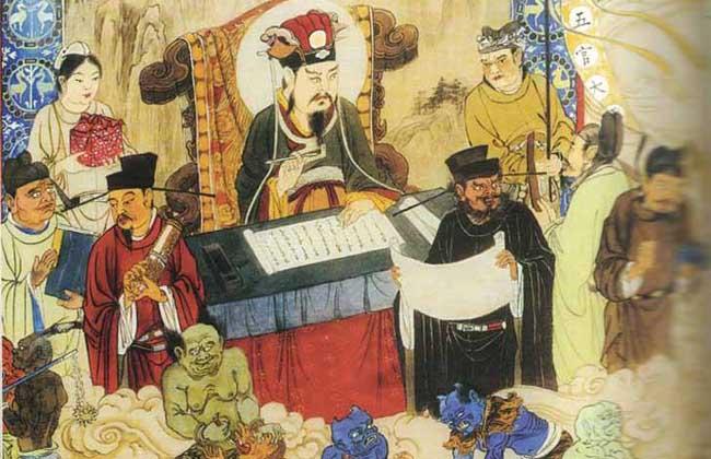 九殿平等王【职能】平等王陆,四月初八日诞辰,司掌丰都城铁网阿鼻地狱