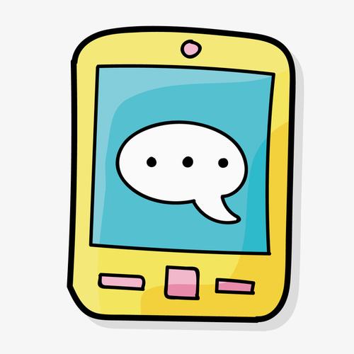 关键词 : 黄色,手机,卡通,信息,线稿,按钮,矢量图,通信