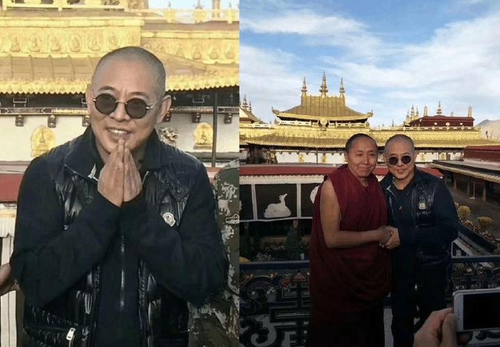 55岁李连杰近照变化大,走路需要人搀扶,四个月就苍老