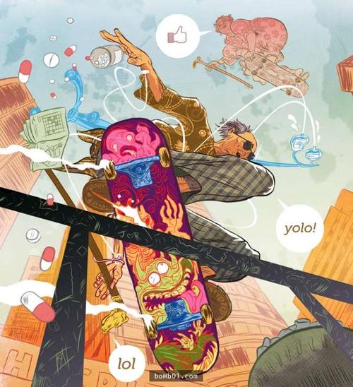 20张「毫不留情直接画出社会最扭曲一面」的插画.