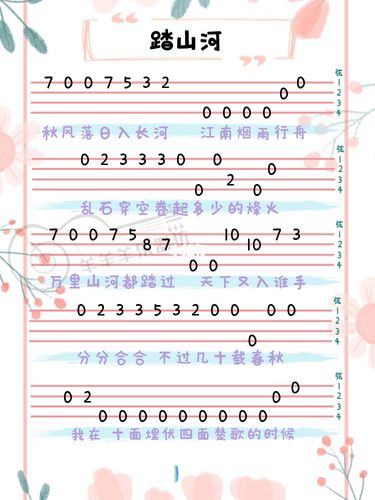 尤克里里 | 新手一学就会的《踏山河》_尤克里里_新手