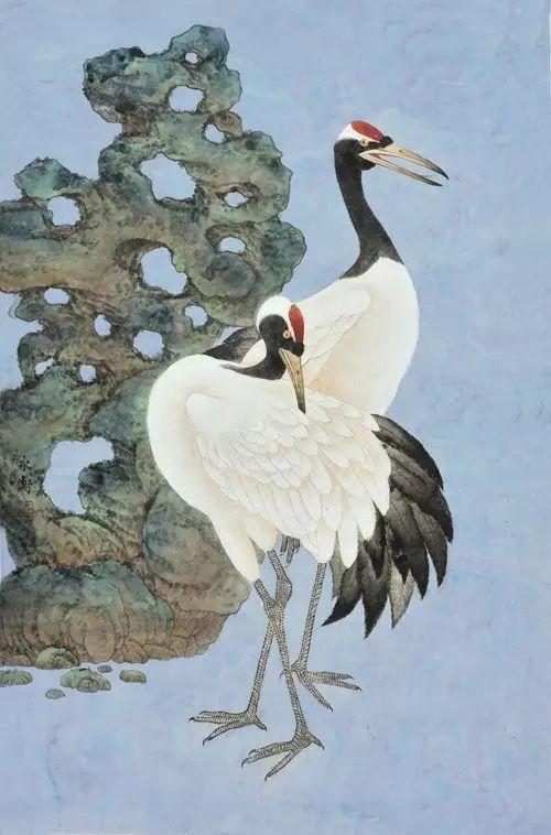 双鹤图丨108x70cm丨