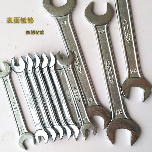 东工双开口叉扳子两头呆扳手公制镀铬碳钢厂家直销 ts 正品