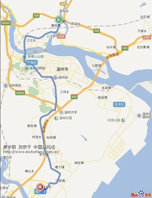 沿104国道过温州市禁摩吗