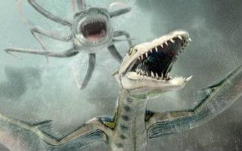 八爪狂鲨中的美女图