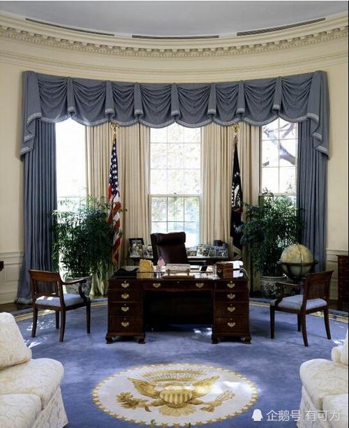 历任美国总统的办公室对比