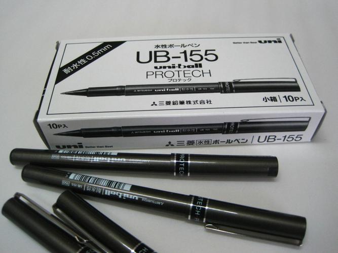 【正品】日本三菱ub-155 耐水性走珠笔