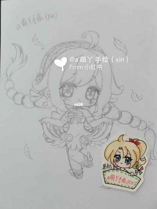 迷你世界白天鹅奥杰塔简笔绘画画的日常教程_绘画_迷你世界_手绘_马克