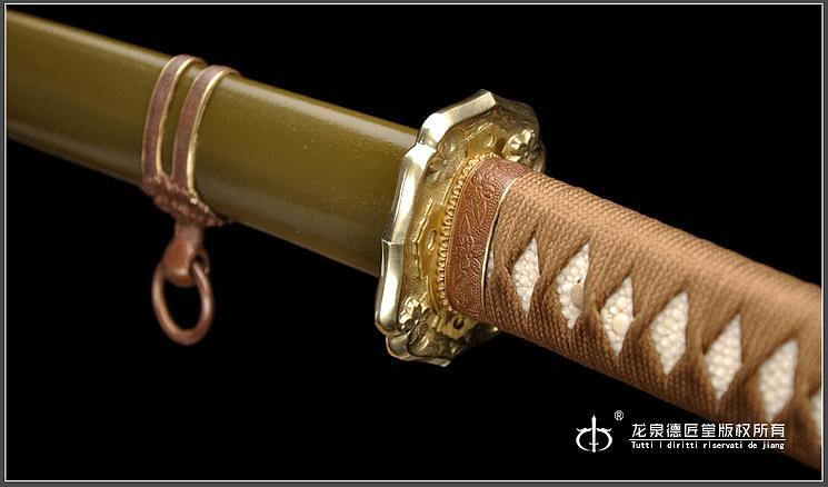 德匠堂宝剑龙泉刀剑精品98军刀甲伏锻dj1371